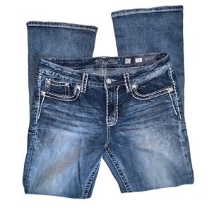 Miss Me Chloe Bootcut Flare Medium Wash Blue Jeans 32W